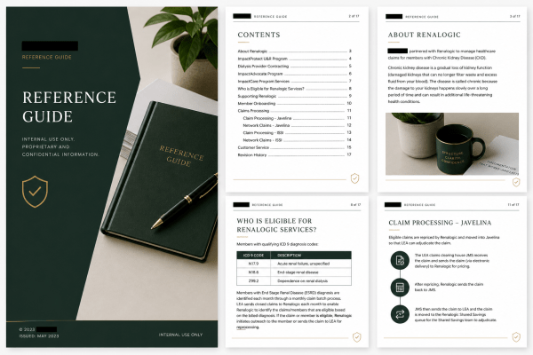 Reference Guide Sample